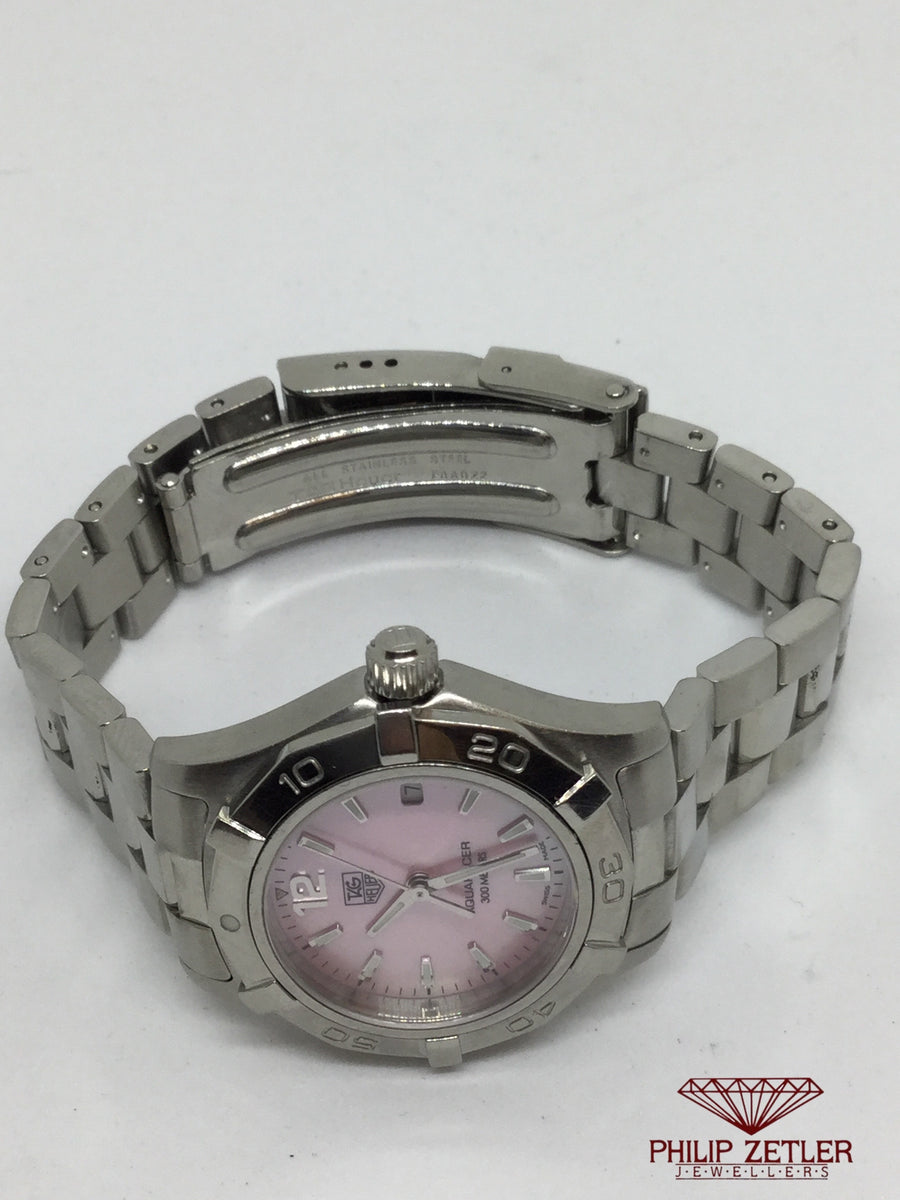 Tag heuer discount aquaracer pink face