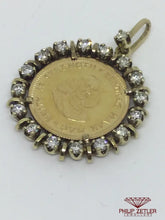 Load image into Gallery viewer, 1 Rand Kruger Coin Diamond Pendant
