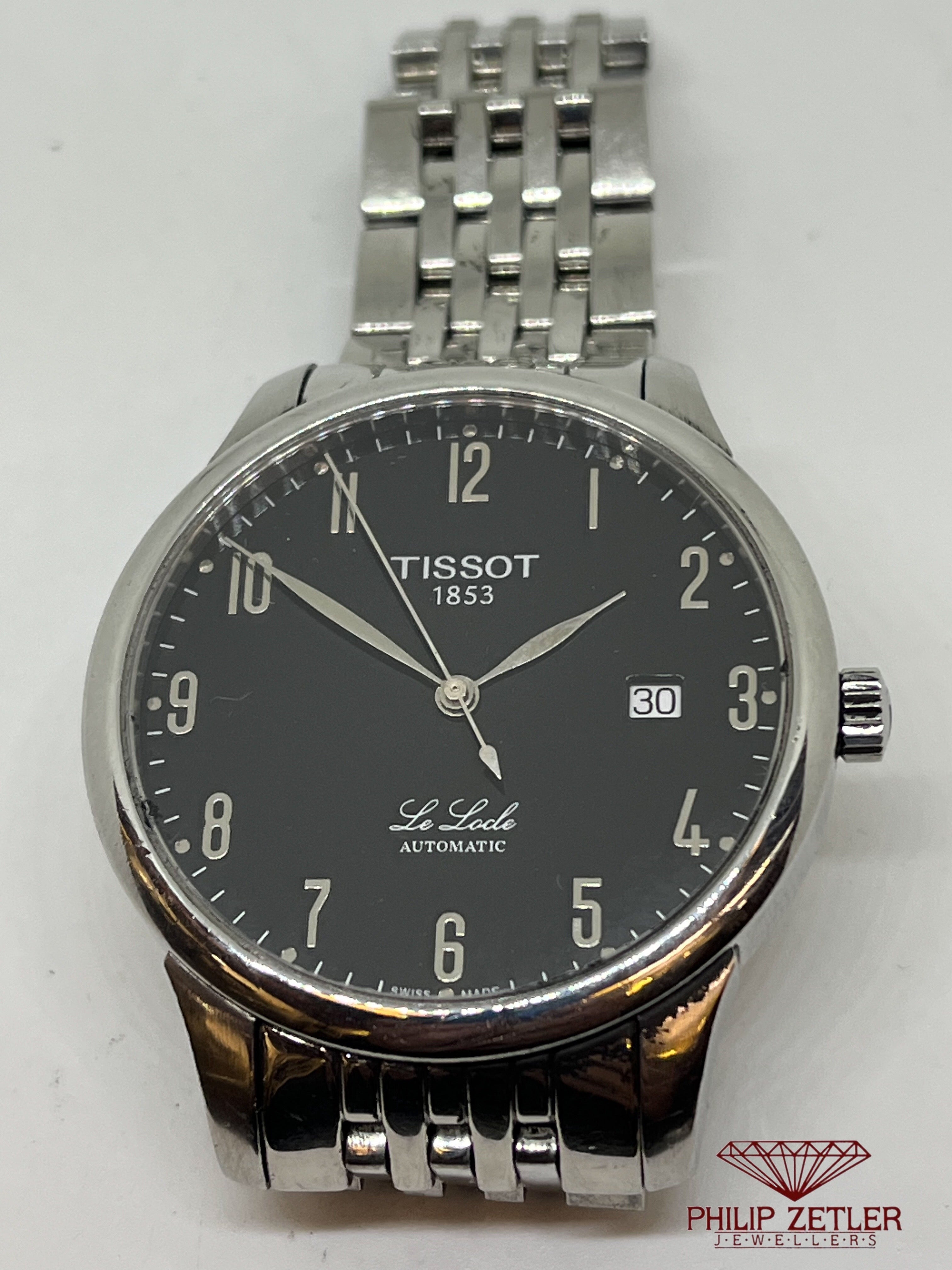 Tissot Lelode Automatic Datejust at PhilipZetler Jewellers