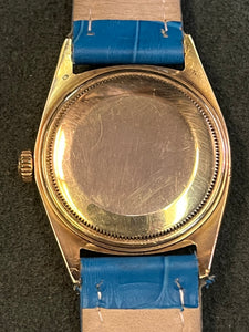 Rolex 18 ct Rare datejust Beautiful Blue