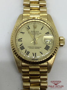 Rolex 18ct Ladies Date Just