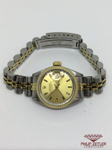 Rolex Ladies Gold & Steel Watch Date.