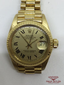 Rolex 18ct Ladies Date Just