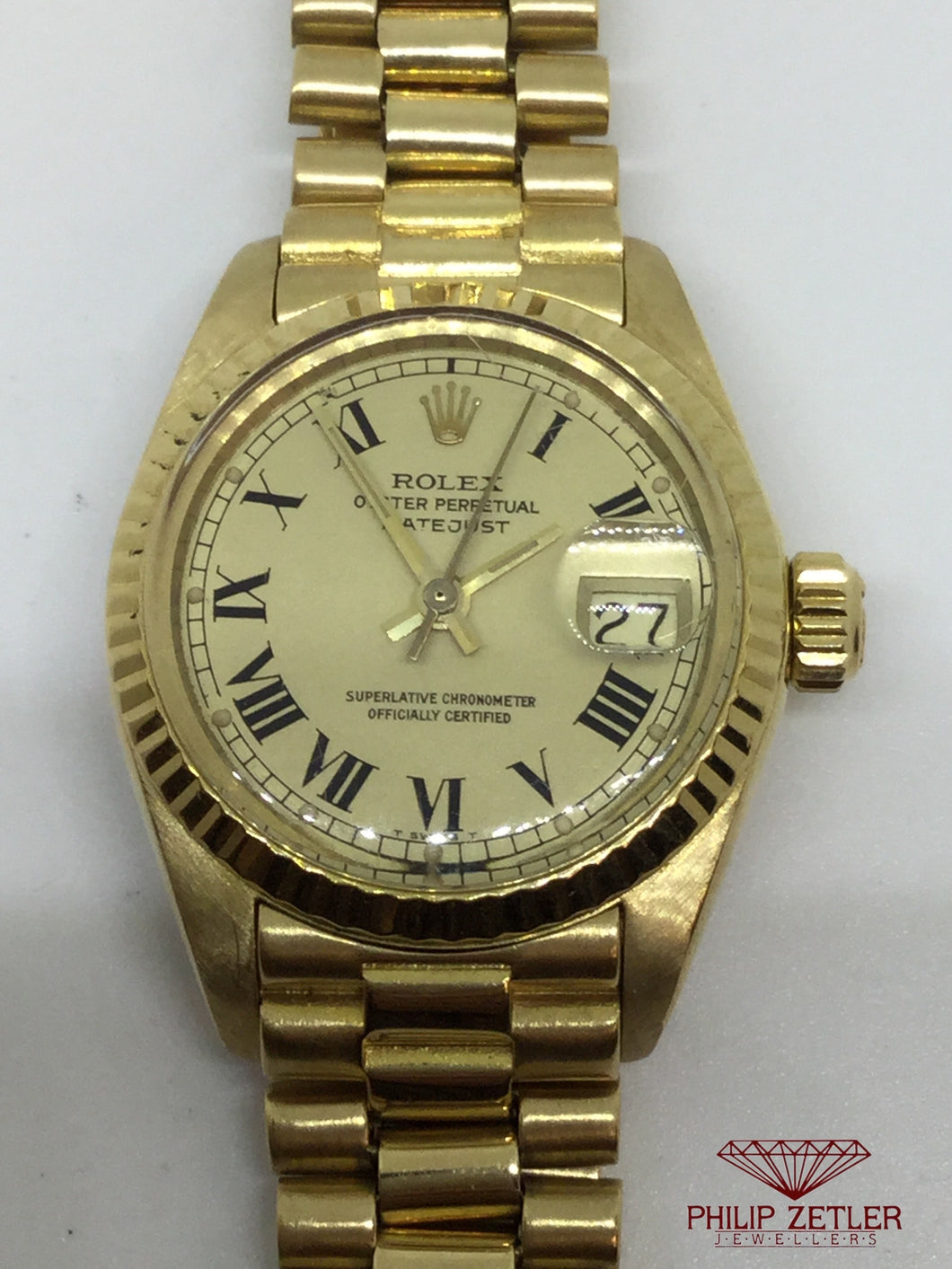 Rolex 18ct Ladies Date Just