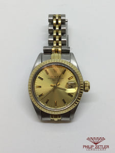 Rolex Ladies Gold & Steel Watch Date.