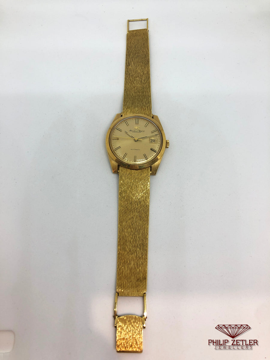 IWC Automatic 18ct Gold Vintage (1960's) at Philip Zetler Jewellers